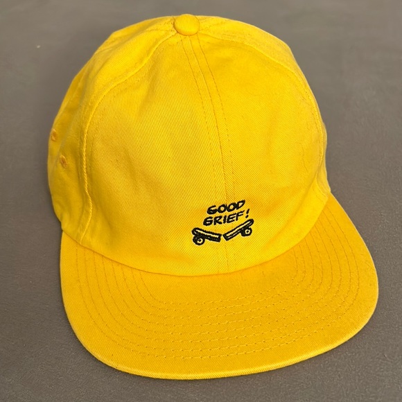 Vans Other - Vans x Peanuts “ Good Grief”  yellow jockey strap-back cap